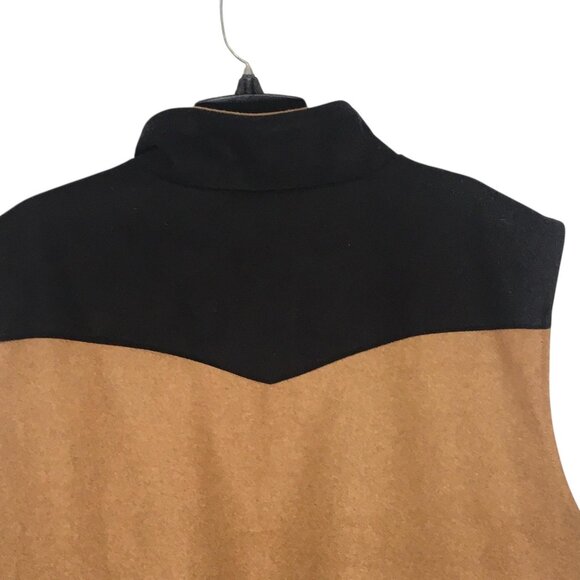 Cinch  Concealed Carry Vest Mens XXL Brown Black Wool Blend Western Aztec Lined - Picture 13 of 16